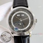Blancpain 6654 Blancpain Villeret Moonphase Stainless Steel Replica Watch For Men 